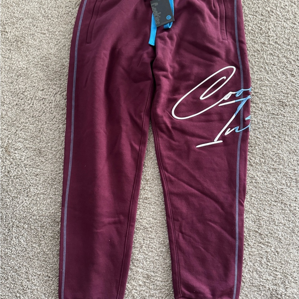 Cookies Maroon Joggers sweatpants